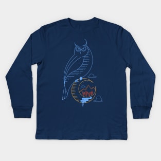 Night Owl Kids Long Sleeve T-Shirt